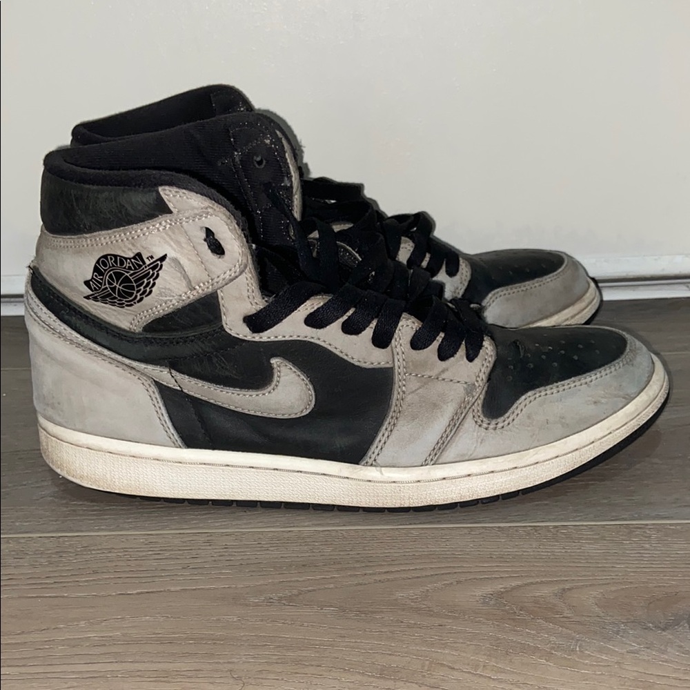 Jordan High-Top Sneakers - Black and Gray